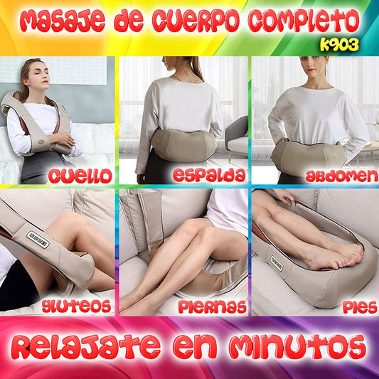 Masajeador de Cuello de Amasado Profundo